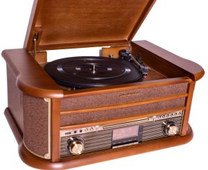 GRAMOFON SOUNDMASTER NR565DAB CD/MP3 KASETA USB BT FM, NAGRYWANIE USB, 2x5W 3