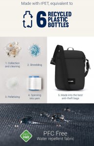 Pacsafe GO Festival Crossbody stone 11