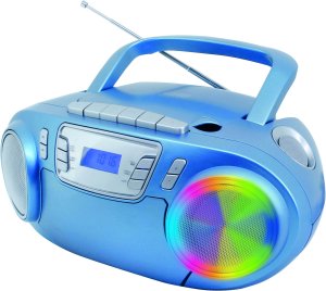 BOOMBOX SOUNDMASTER SCD5800BL FM-PLL, CD/CD-R/RW, KASETA, USB, MIKROFON, ŚWIATŁA 2