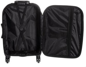 Acces Walizka kabinowa czarna 35x22x50 cm 2