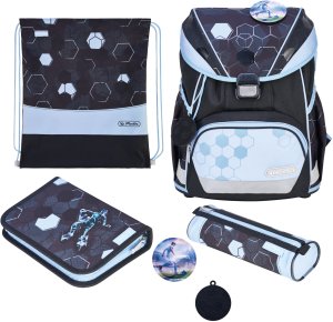 Herlitz Schulranzen UltraLight XL Plus Cyber Soccer 1