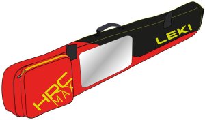 LEKI TORBA Cross Country Biathlon Rifle Bag red 1