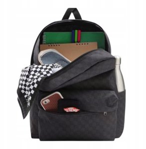 Vans Plecak Old Skool Check Czarne (VN000H4XBA51) 8
