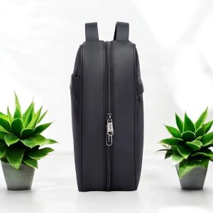 Torba wodoodporna Kosmetyczka Bange 30x26x10 cm rozkładana na kosmetyki akcesoria Podróżna damska męska Czarna 10