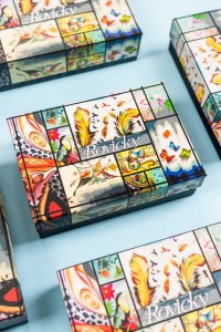 Rovicky Damski portfel na zatrzask wykonany ze skóry naturalnej 14