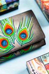 Rovicky Damski portfel na zatrzask wykonany ze skóry naturalnej 4