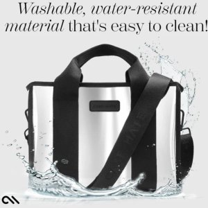 Case-Mate Mini Travel Tote Bag - Wodoodporna torba na ramię (Silver Chrome) 5