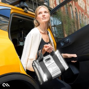 Case-Mate Mini Travel Tote Bag - Wodoodporna torba na ramię (Silver Chrome) 10