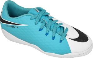 Nike Buty halowe HypervenomX Phelon III IC Jr niebiesko-białe r. 36.5 (852600-104) 1