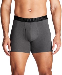 Under Armour Bokserki męskie UNDER ARMOUR Szare - 3 PAK Performance XL 2