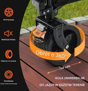 Składany Wózek Plażowy 220 L 3