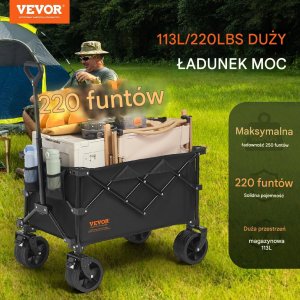 Składany Wózek Plażowy 113 L 7