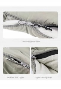 śpiwór m400 cnk2350ws023-grey-prawy NATUREHIKE 2