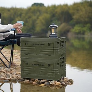 NCB4001 SKŁADANA SKRZYNIA KEMPINGOWA Z POKRYWĄ 50L NILS CAMP 11