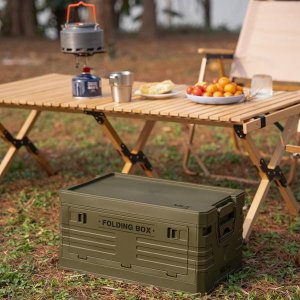 NCB4001 SKŁADANA SKRZYNIA KEMPINGOWA Z POKRYWĄ 50L NILS CAMP 5