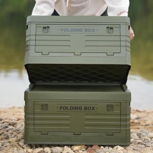 NCB4001 SKŁADANA SKRZYNIA KEMPINGOWA Z POKRYWĄ 50L NILS CAMP 9