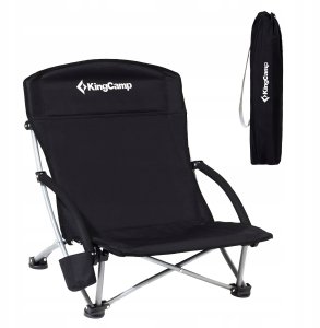 KingCamp Krzesło Kempingowe Składane Wędkarskie Stalowa Rama KING CAMP Deluxe 3