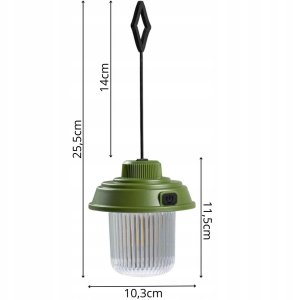 LATARKA LAMPA CAMPING BATERIE REDCLIFFS KHAKY 3