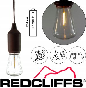 LATARKA LAMPA CAMPING BATERIE REDCLIFFS WZÓR 2 2