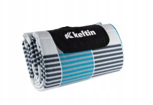 Koc plażowy z izolacją 200x200 (szaro-niebieski) (12) 2