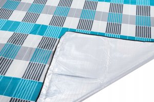 Koc plażowy z izolacją 200x200 (szaro-niebieski) (12) 7