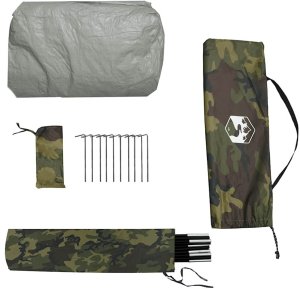 Namiot wędkarski, moro, wodoszczelny 11