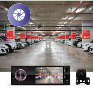 Radio Samochodowe Manta Toronto II 4x50W 1DIN KAMERA COFANIA BT AUX USB MP3 6