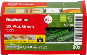 Fischer Kołek SX Plus Green 5x25 4