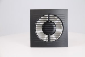 Household fan E-EXTRA EE100A, DN100, anthracite color 1