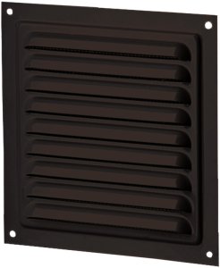 Metal ventilation grille MVM300SR, 300 x 300 mm, brown. 1