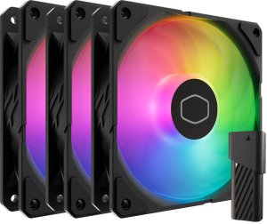 Wentylator Cooler Master SickleFlow Edge 120 ARGB Czarny 3-pack + Hub (MFX-B2DN-253P2-R2) 1