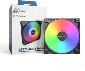 Wentylator Montech GF120 PWM ARGB wentylator - 120mm czarny 3