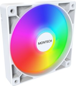 Montech GF120 PWM ARGB Lüfter, 3er Pack - 120mm, weiß 2
