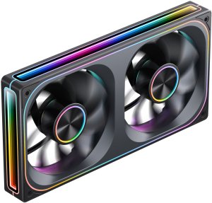 Jonsbo ZA-240 Lüfter, Reverse Blade, PWM, ARGB - 240mm, schwarz 3