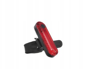 Wodoodporna lampka rowerowa USB IP54 – zestaw przód + tył (120) 7