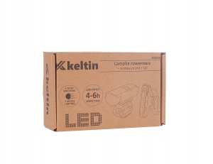 Wodoodporna lampka rowerowa USB IP54 – zestaw przód + tył (120) 10