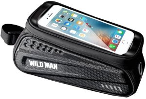 WILDMAN sakwa rowerowa na ramę na zamek ES3 1L ( 4" - 7" ) czarna 1