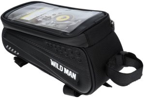 WILDMAN sakwa rowerowa na ramę na zamek ES3 1L ( 4" - 7" ) czarna 3