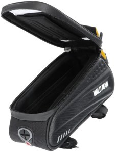 WILDMAN sakwa rowerowa na ramę na zamek ES3 1L ( 4" - 7" ) czarna 4