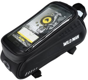 WILDMAN sakwa rowerowa na ramę na zamek ES3 1L ( 4" - 7" ) czarna 5