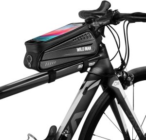 WILDMAN sakwa rowerowa na ramę na zamek ES3 1L ( 4" - 7" ) czarna 7