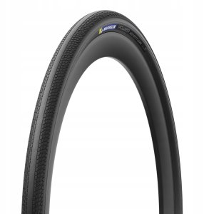 Opona rowerowa zwijana gravel MICHELIN 700X30C (rozmiar ETRTO 30-622) POWER ADVENTURE (TPI 100) PREMIUM COMPETITION LINE tubeless ready Sidewall BLACK 1