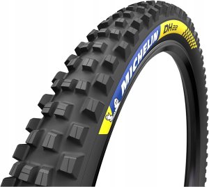 Opona rowerowa drutowa MTB downhill MICHELIN 27.5X2.40 (rozmiar ETRTO 61-584) DH22 (TPI 4X55) PREMIUM RACING LINE tubeless ready Sidewall BLACK 1