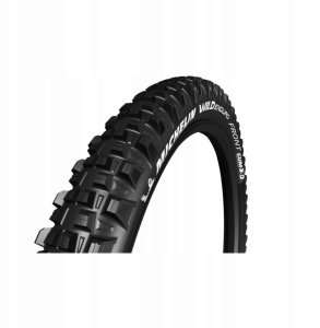 Opona rowerowa zwijana MTB enduro MICHELIN 27.5X2.80 (rozmiar ETRTO 71-584) WILD ENDURO GUM-X (TPI 3X60) PREMIUM COMPETITION LINE tubeless ready Przód Sidewall BLACK 1