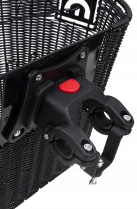 Kosz Verso SH-Z013 na kierownicę mocowany click pleciony czarny 330x250x240 Uniwersalny 5