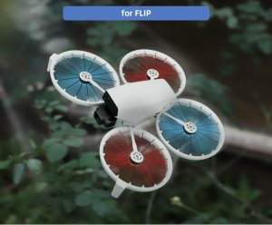 SunnyLife ŚMIGŁA DO DRONA DJI FLIP ZESTAW KOMPLET NA DRONA 8 SZTUK 4XCW + 4XCCW BLUE - KOD 4022F 3