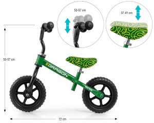 Milly Mally Rowerek biegowy Dragon Green 5