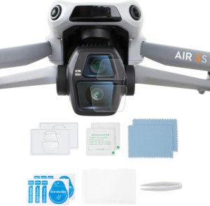 SZKŁO HARTOWANE NA OBIEKTYW GIMBALA DRONA DO DJI AIR 3S - ZESTAW 4 SZTUK 1