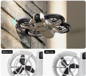 OSŁONA OCHRONA OSŁONY ZABEZPIECZENIE ŚMIGŁA ŚMIGIEŁ GUMOWE DO DRONA DJI NEO - CYAN 13