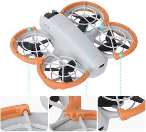 OSŁONA OCHRONA OSŁONY ZABEZPIECZENIE ŚMIGŁA ŚMIGIEŁ GUMOWE DO DRONA DJI NEO - CYAN 9